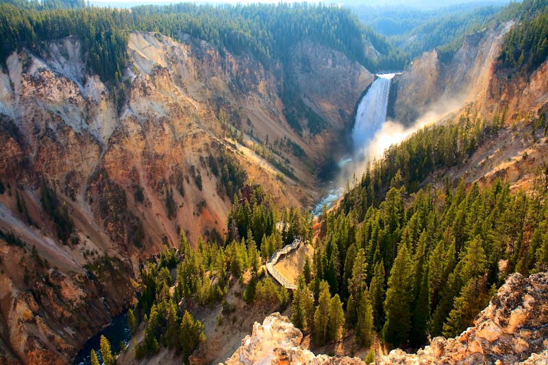 Yellowstone River Yellowstone's Grand Canyon - ©Amanda Mortimer - stock.adobe.com