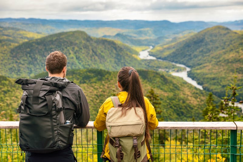Wanderer im Jacques Cartier Nationalpark - &copy;©Maridav - stock.adobe.com