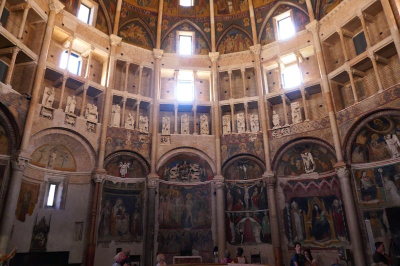 Parma - Baptisterium Innenraum - ©Philipp Schmitz
