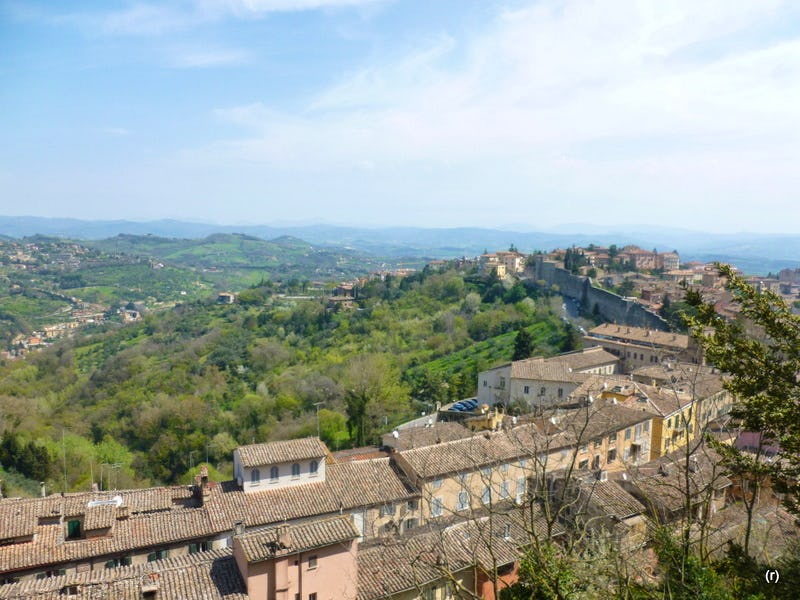 Blick auf Perugia – © Eberhardt TRAVEL GmbH