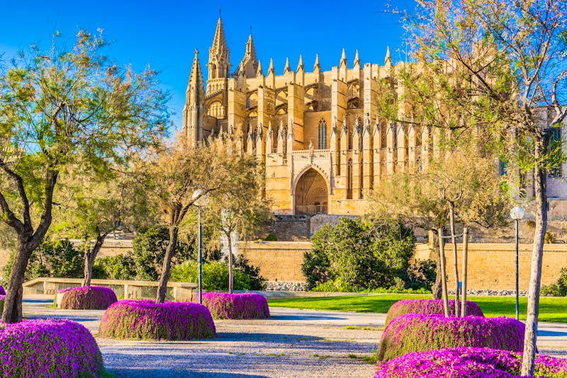 Frühling in Palma de Mallorca - Kathedrale der Heiligen Maria - ©©vulcanus - stock.adobe.com