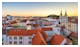 Altstadt von Brünn - Blick vom Rathausturm bei Sonnenuntergang – © ©milangonda - stock.adobe.com