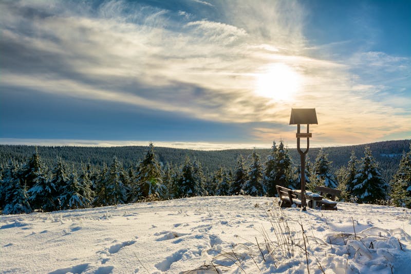 Thüringer Wald - Blick vom Schneekopf bei Oberhof im Winter - ©©mp1982_06 - stock.adobe.com