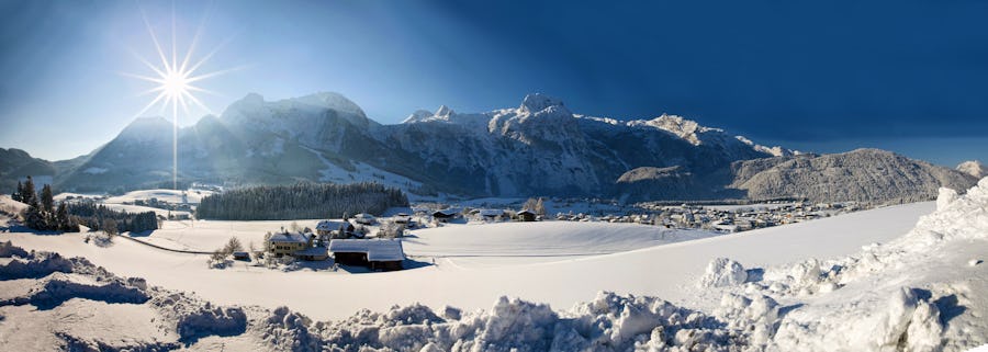 Abtenau im Lammertal im Tennengau im Winter – © ©christakramer - stock.adobe.com
