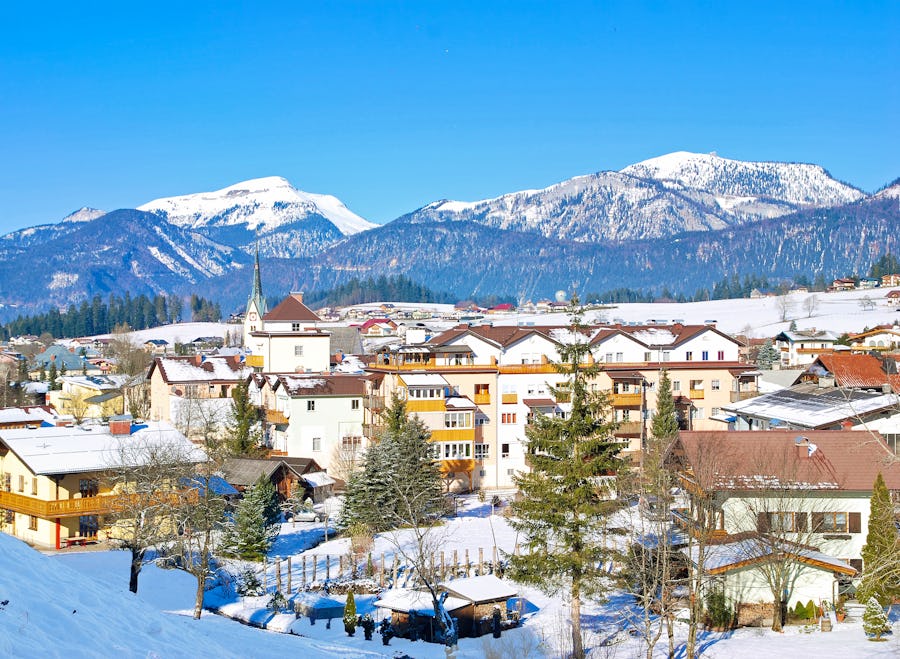 Urlaubsort Abtenau im Salzburger Land im Winter – © ©travelpeter - stock.adobe.com