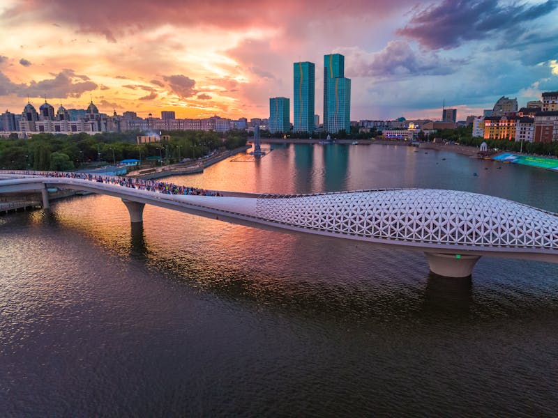Fluss Ishim in Astana, Kasachstan - ©Evgeny - stock.adobe.com