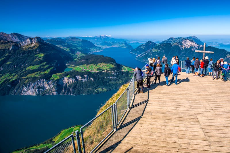 Fronalpstock - fantastischer Blick auf den Luzernersee, Rigi, Pilatus und Brunnen - ©©Eva Bocek - stock.adobe.com