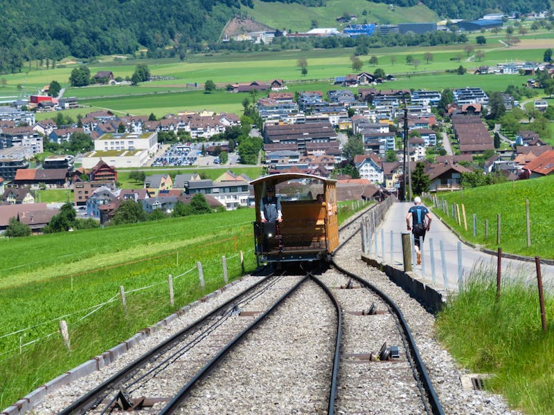 Historische Standseilbahn zum Stanserhorn - ©Annette Weise - Eberhardt TRAVEL