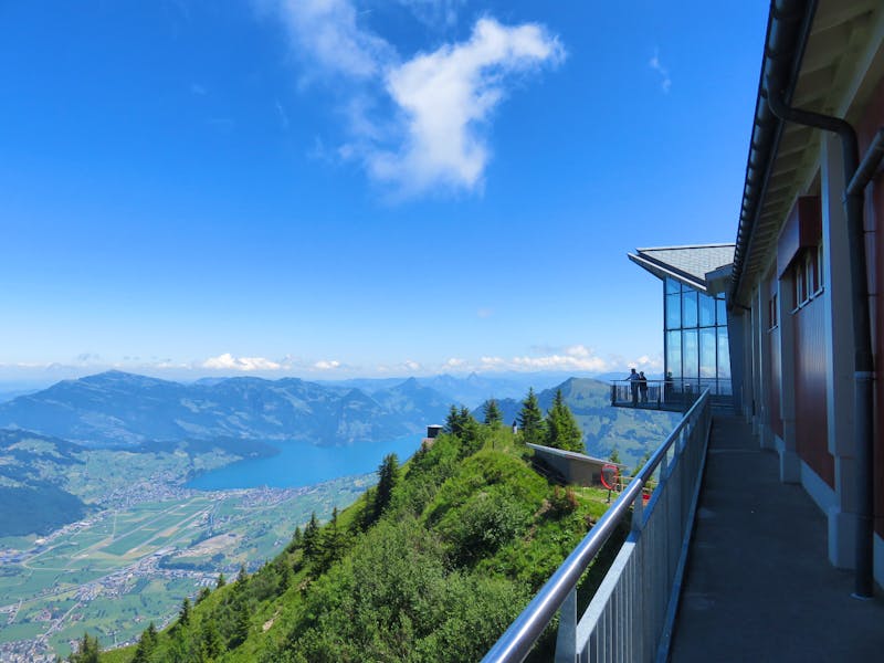 Ausflug auf das Stanserhorn - Aussichtsplattform - ©Annette Weise - Eberhardt TRAVEL
