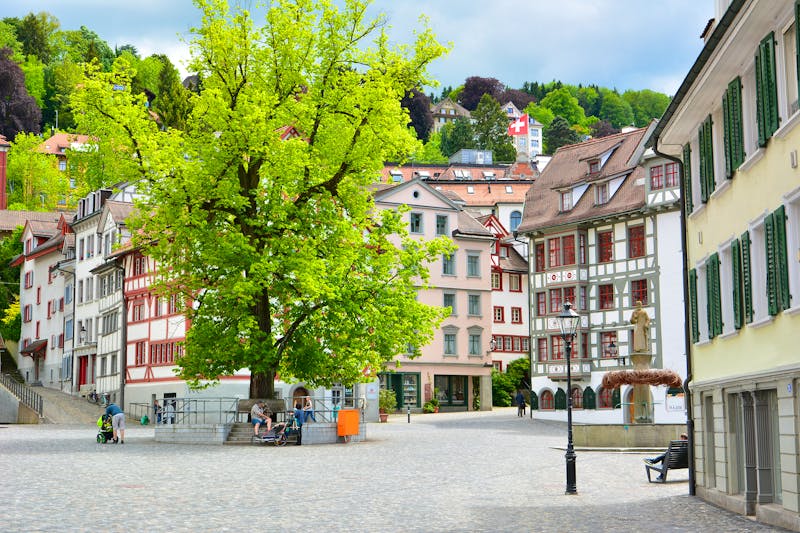 Altstadt von St. Gallen - Fachwerkhäuser - ©©puchan - stock.adobe.com