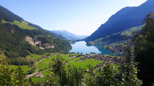 Fahrt zum Brünigpass - Blick zum Lungernsee &ndash; &copy; Katrin Deutschbein