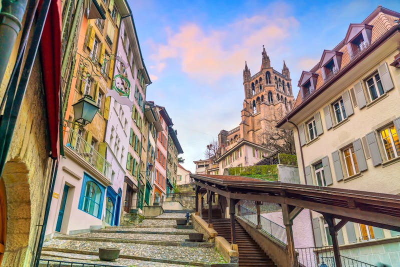 Lausanne am Genfer See - Altstadt - ©©f11photo - stock.adobe.com