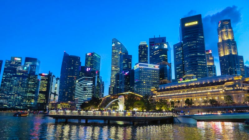 Singapur bei Nacht - ©Anna Stiebing