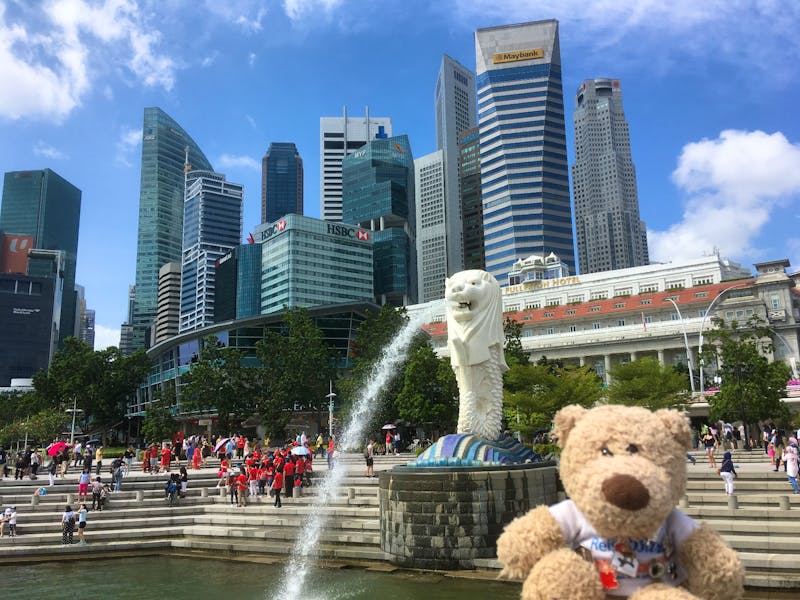 Stadtrundfahrt Singapur - Merlion - ©Andreas Wolfsteller