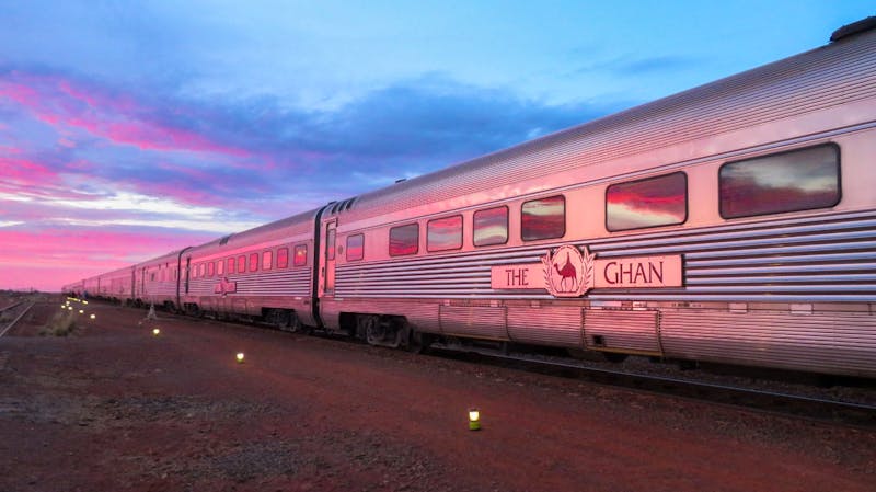 Sonnenaufgang im Outback - The Ghan - ©Anna Stiebing