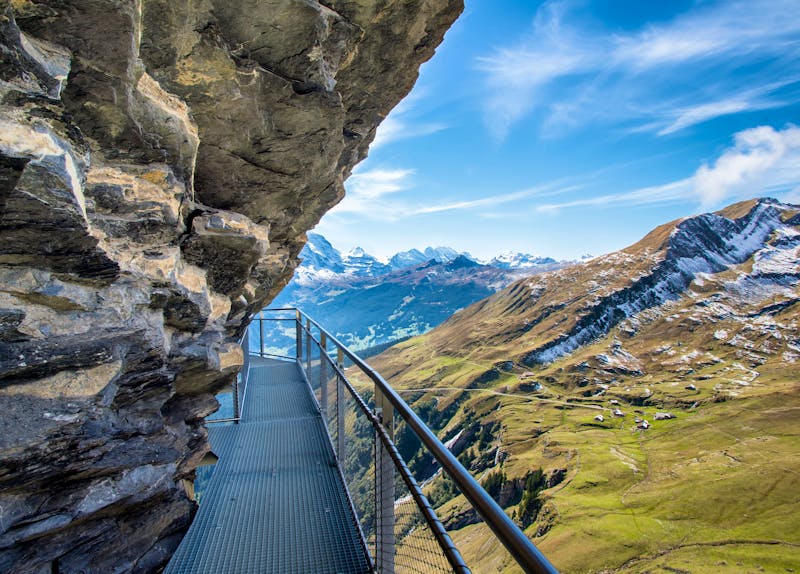 Cliff Walk am First oberhalb von Grindelwald im Berner Oberland - ©©borisbelenky - stock.adobe.com