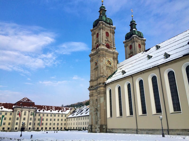 Fürstabtei St. Gallen - das  Benediktinerkloster im Winter - ©©André Franke - stock.adobe.com