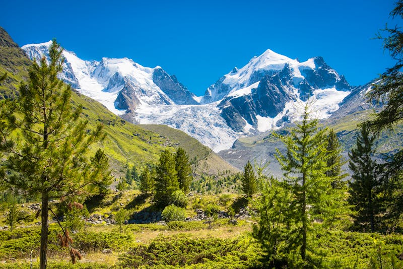 Val Roseg und Bernina-Berggruppe - ©©lehvis - stock.adobe.com