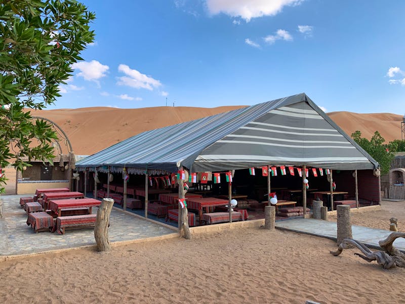 Wahiba Sands - Wüstencamp, Restaurantzelt - ©Eberhardt TRAVEL - Ralf Mehnert