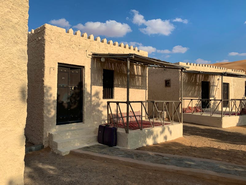 Wahiba Sands - Bungalows im Wüstencamp - ©Eberhardt TRAVEL - Ralf Mehnert