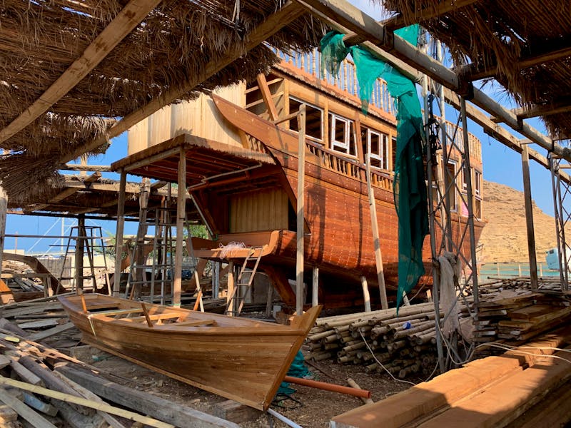 Besuch einer Dhau-Werft in Sur - ©Eberhardt TRAVEL - Ralf Mehnert