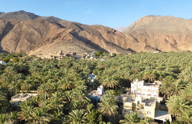 Oase und Dorf Birkat Al Mauz im Oman - ©Eberhardt TRAVEL - Frank Nimschowski