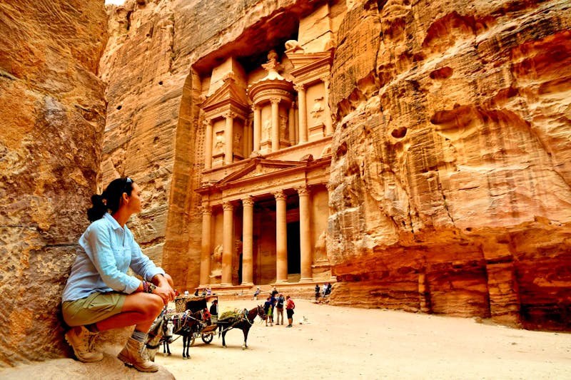 Felsenstadt Petra in Jordanien - ©kravka - Adobe Stock