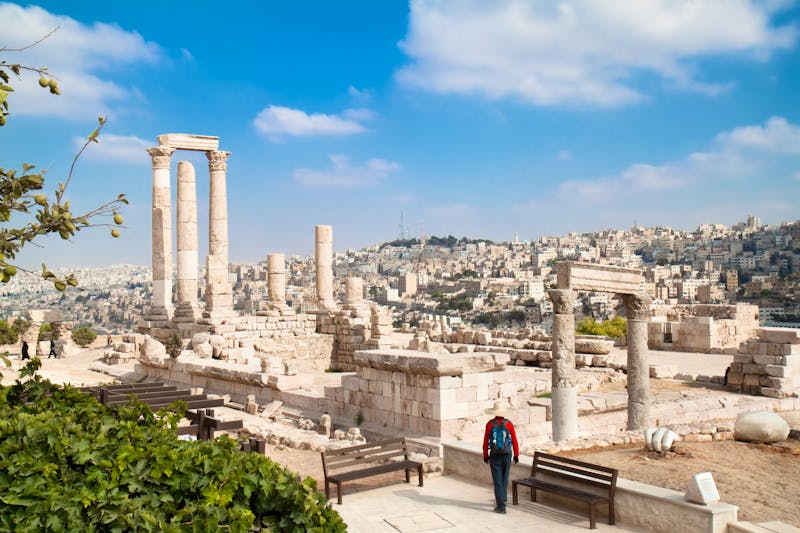 Herkules-Tempel an der Zitadelle von Amman - ©©Aleksandar Todorovic - stock.adobe.com