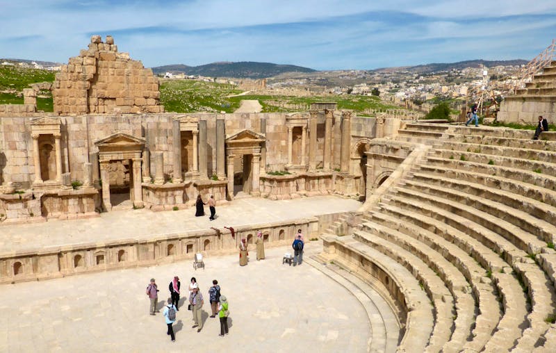 Römisches Amphitheater in Jerash - Jordanien - ©Eberhardt TRAVEL - Frank Nimschowski
