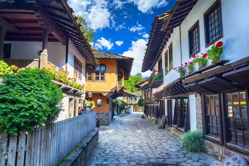 Altes traditionelles Haus im Freilichtmuseum Etar - ©©todor - stock.adobe.com
