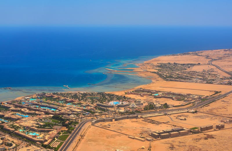 Blick auf Hurghada am Roten Meer - ©Bayakenov nur@time-lin - Adobe Stock