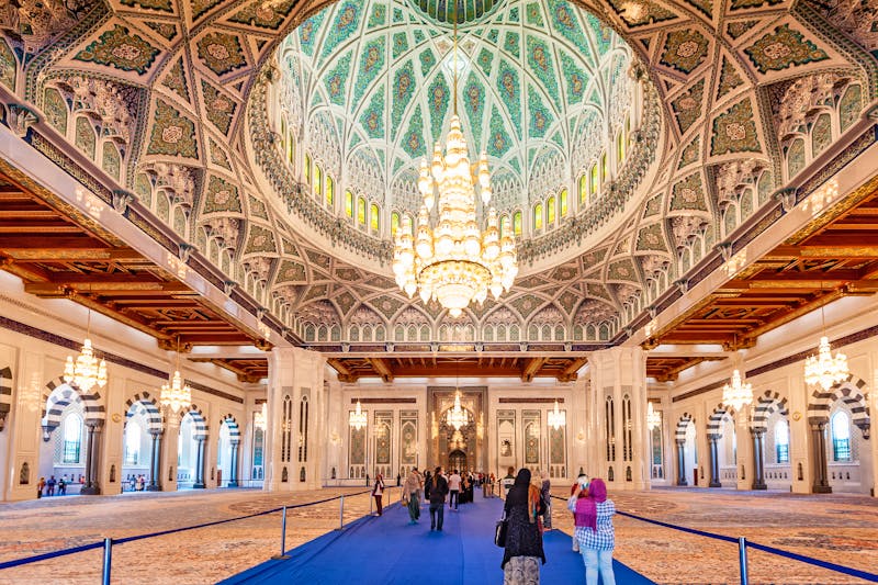 Sultan Qaboos Moschee in Muscat - ©©Richard Yoshida - stock.adobe.com