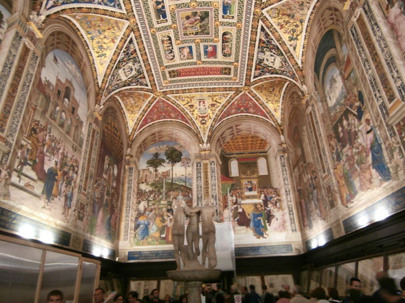 Siena - Dom  Libreria Piccolomini - ©Ingrid Langer