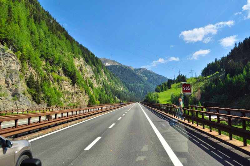 Busfahrt über die Brenner-Autobahn - ©Eberhardt TRAVEL