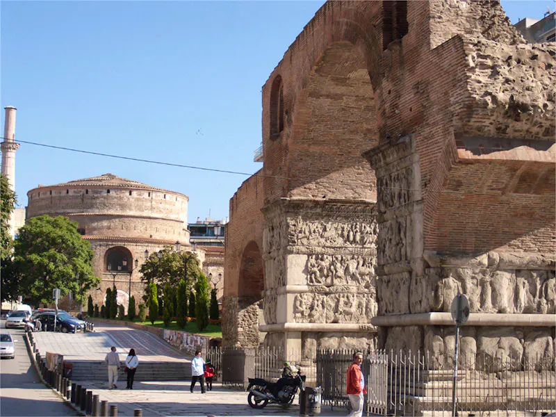 Thessaloniki: Rotunde und Galeriusbogen - &copy;Eberhardt TRAVEL - Peter Rudolph