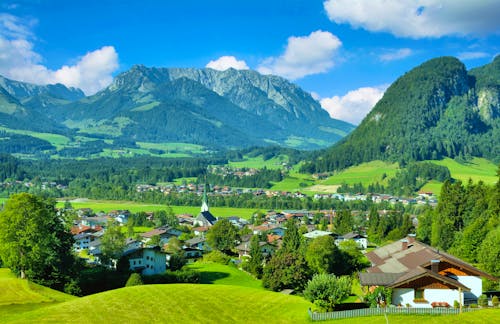 Urlaubsort Kössen in Tirol - Österreich &ndash; &copy; ©travelpeter - stock.adobe.com