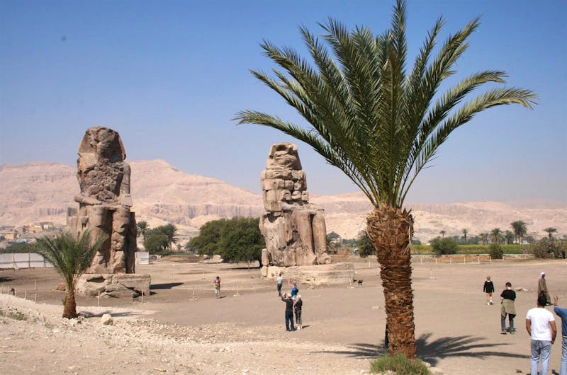 Die Memnon-Kolosse in Theben-West im Niltal - ©Eberhardt TRAVEL