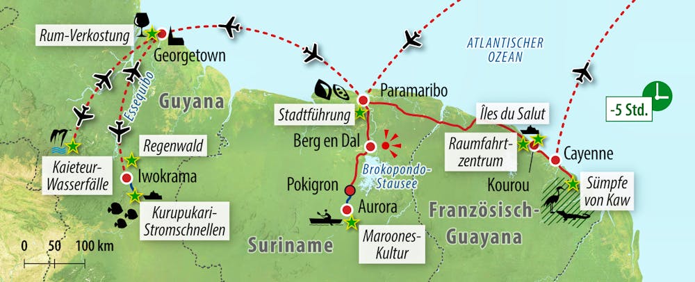 Ihre Reiseroute – © Eberhardt TRAVEL