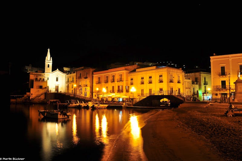 Abendstimmung Marina Corta vin Lipari - ©Martin Büchner