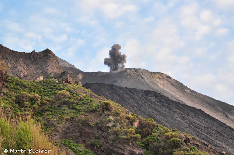 Explosive Eruptionen am Stromboli - ©Martin Büchner