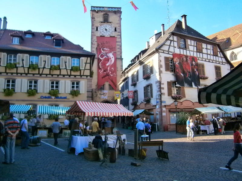 Rathausplatz von Ribeauville - ©Eberhardt TRAVEL - Karl-Heinz Meinig