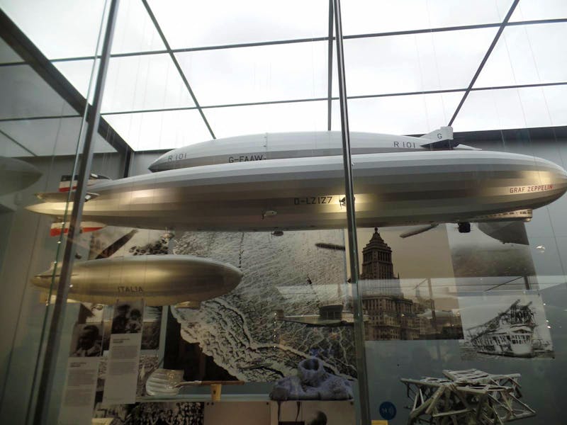 Zeppelin in der Ausstellung im Zepplinmuseum - &copy;Elke Reuter