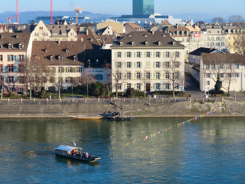 Basel - Münsterterrassen - Blick nach Kleinbasel über den Rhein - ©Annette Weise
