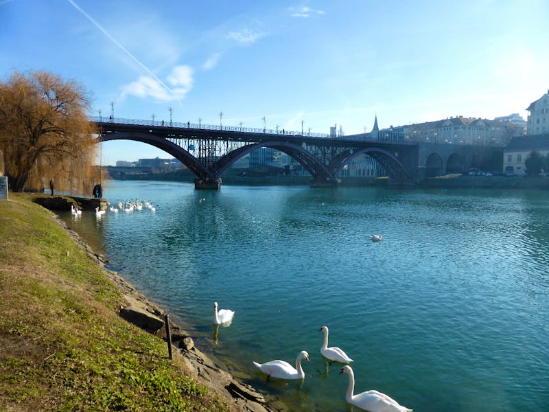 Maribor, Brücke über der Drau - ©Claudia Bernhardt / Eberhardt TRAVEL