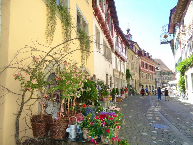 Stein am Rhein - Gasse in der Altstadt - ©Walburga Lindner - Eberhardt TRAVEL