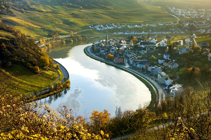 Mosel bei Schengen - Saarland-Luxemburg - ©©barbarico - stock.adobe.com