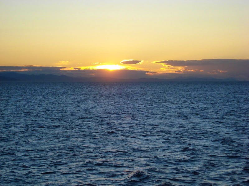 Sonnenaufgang vor Savona - ©Claudia Bernhardt