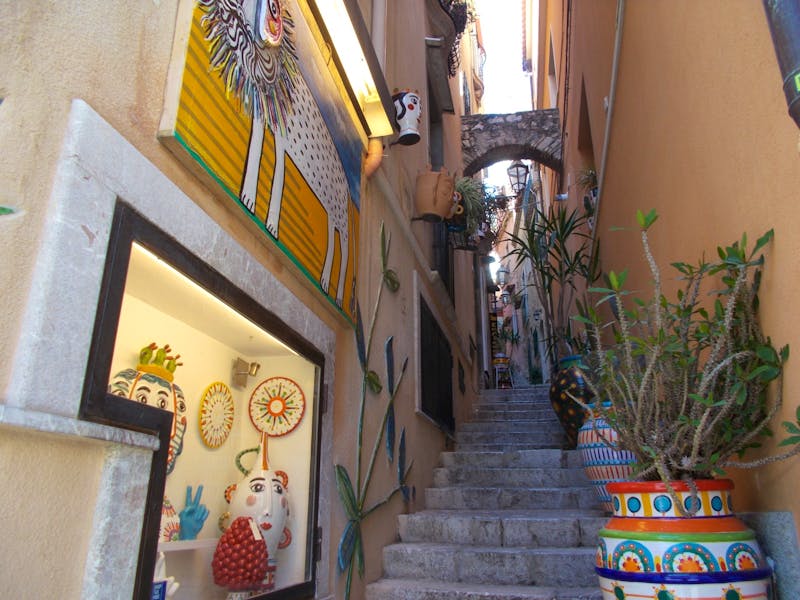 Sizilien - Gassen in Taormina - ©Kerstin Veit