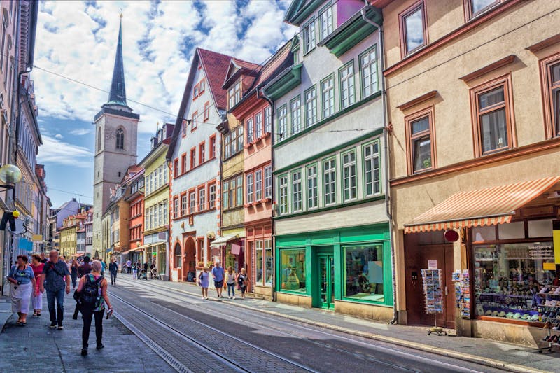 Bummel im Stadtzentrum von Erfurt - ©©ArTo - stock.adobe.com
