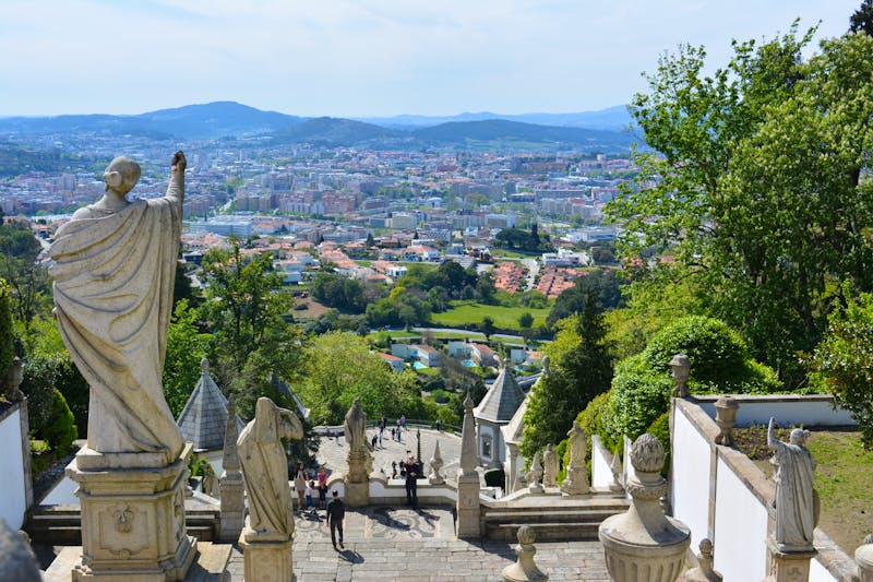 Aussicht von Bom Jesus auf Braga und Umgebung - ©Eberhardt TRAVEL - Franziska Barthel